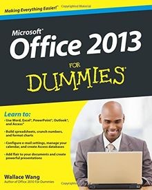 Microsoft Office for Dummies 2013 von Wang, Wallace | Buch | Zustand gut