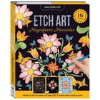 Kaleidoscope Magnificent Mandalas Etch/Scratch Art Kit – Stencils, Stylus, Book