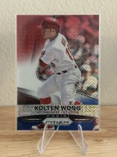 2015 Panini Prizm - Kolten Wong #104 Red White & Blue Mojo Prizm