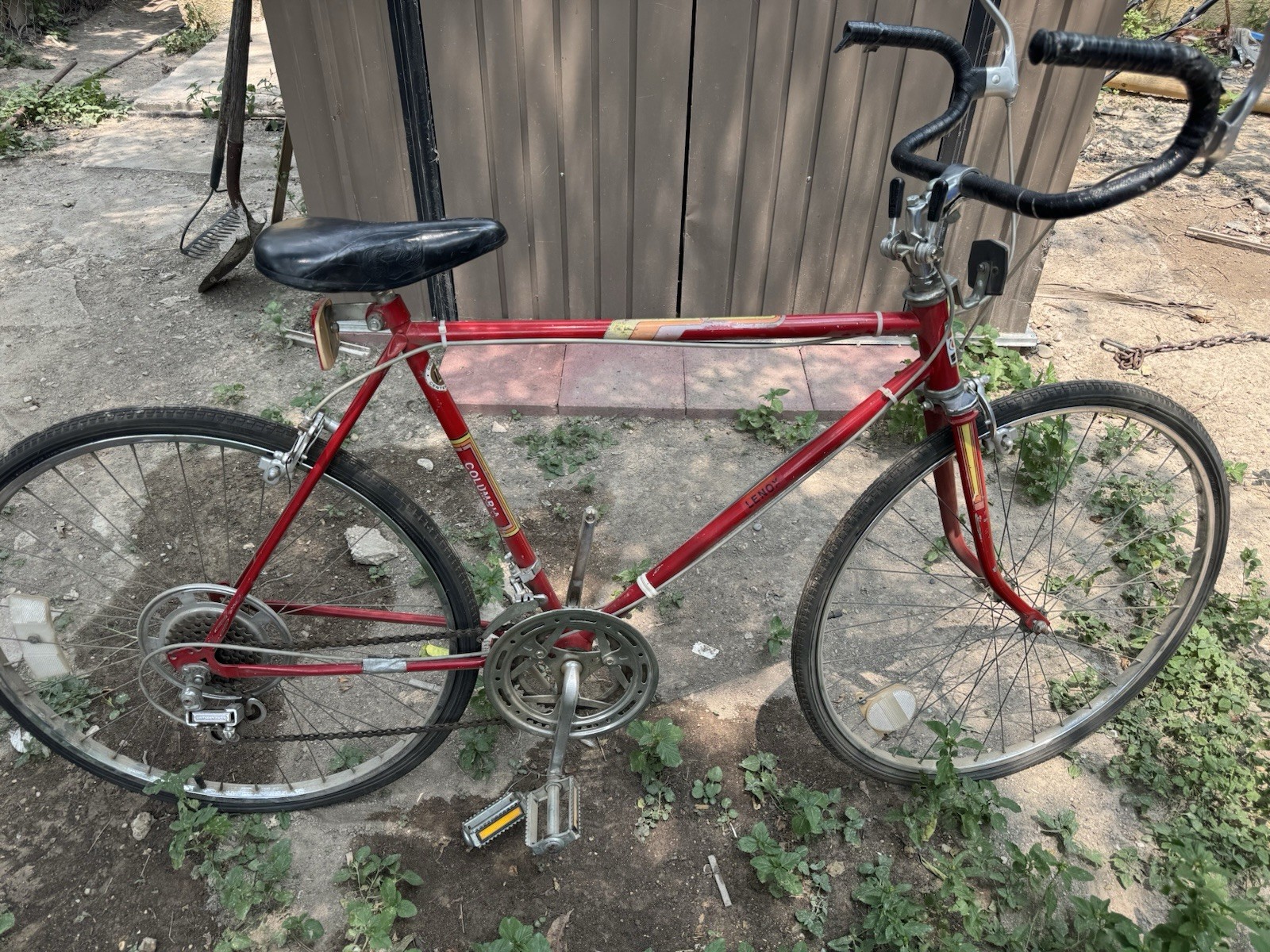 Bicycle Columbia Lenox 100 Centennial 10 Speed Road Bike Red Vintage (200.00 USD)