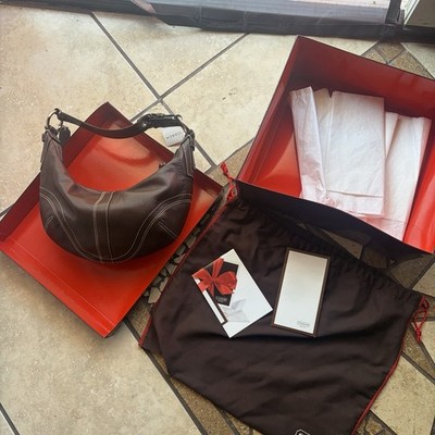 Coach Mini Soho Hobo Shoulder Bag Brown New In Box With Tags H0669-10030