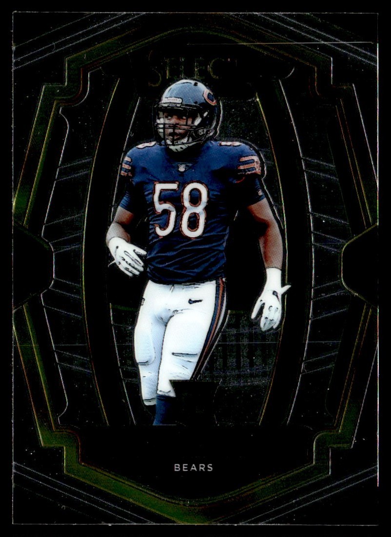 2018 Panini Select Roquan Smith Rookie Chicago Bears #195