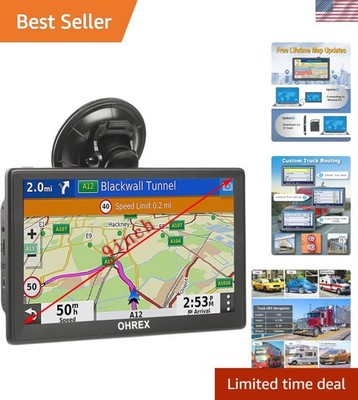 GPS Navigator for Car, 9 inch Truck GPS Commercial Drivers, Trucker GPS for S...