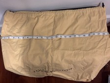 AUTHENTIC Louis Vuitton Cotton Dust Bag Drawstring Purse Cover Storage 18x23x5