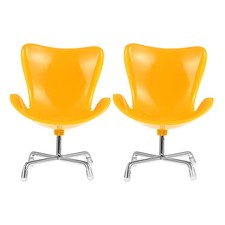  2 Pcs Mini Sedia Decorativa Mobili Miniatura Per Case Delle Bambole