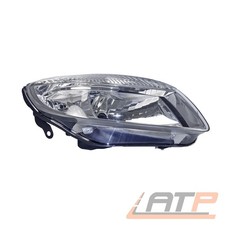 SCHEINWERFER H4 MIT STELLMOTOR RECHTS FÜR SKODA FABIA BJ 07-10 ROOMSTER BJ 07-10