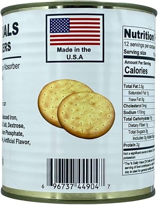 Future Essential Sailor Pilot Bread Crackers | Ship's Biscuit | Hardtack | Emerg