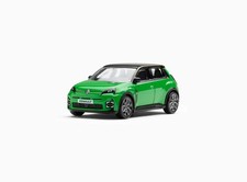 Genuine Renault 5 E-Tech Green 1:64 Scale Model Car Black Roof Miniature
