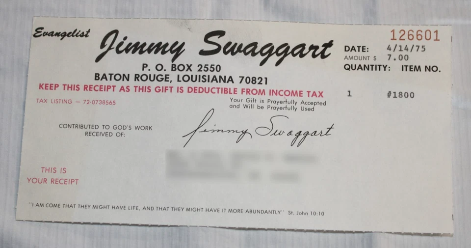 Jimmy Swaggart Collection – 17 LP Records + 1978 Newsletter + 1975 Receipt + Foto 2 de 4