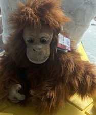 FAO Schwarz Orangutan 2012 Toys R Us 16" Ape Plush Stuffed Animal Rare Monkey