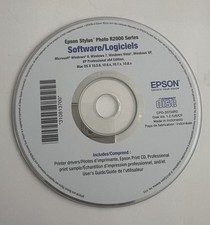 Epson Stylus Photo R2000 Series Driver CD DVD Software/Logiciels Vol 1.2
