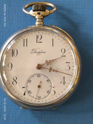 Rere Diogene  Antique Silver  Poсket Watch 50 mm working