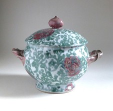 Janice Tchalenko Vintage Dartington Pottery Lidded Tureen. Studio Ceramics