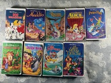 Disney - Black Diamond Classic - VHS Tape Lot Of 9  5 Others