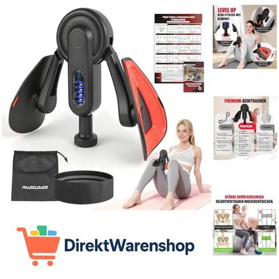 Oberschenkeltrainer, 10-100 lbs Beintrainer für Zuhause mit Widerstandsbänder...