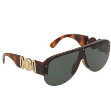 Versace Dark Green Shield Men's Sunglasses VE4391 531771 148 VE4391 531771 148