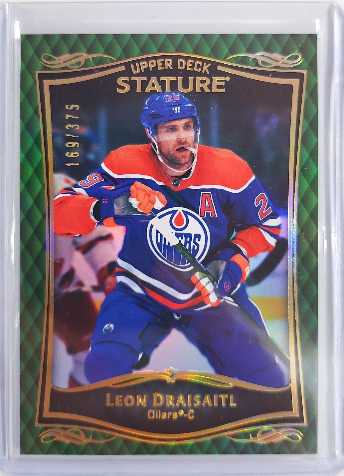 2023-24 Upper Deck Stature Green /375 Leon Draisaitl #7