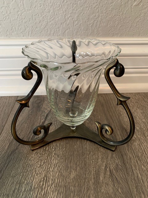 Partylite Soliloquy Candle Holder or Sconce Clear Replacement Glass Cup P0486G