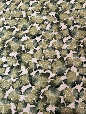 Timeless Treasures Green Leaves  Fabric BTY Quilting Sewing #NATURE C 2501