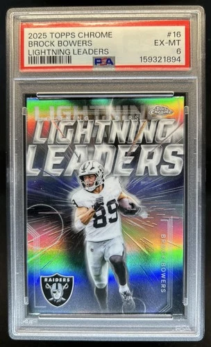 2025 Topps Chrome Brock Bowers Base (RAW)