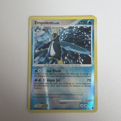 Empoleon 4/130 Diamant und Perle Reverse Holo Rare Lightly Played Pokemon Karte