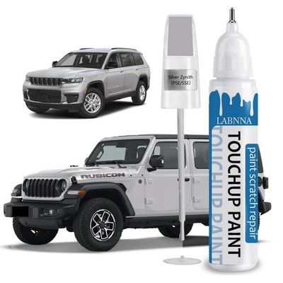 Silver Zynith(PSE/SSE) Touch Up Paint for Jeep-Exact Match 2 in 1 touchup Pai...