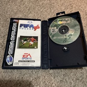 FIFA 96 for Sega Saturn - Boxed with  Manual (PAL) CIB 