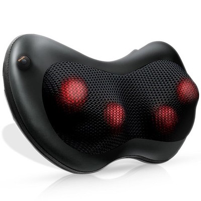 Dr Physio Electric Shiatsu Massage Cushion Neck Back Heat Car Chair Pillow
