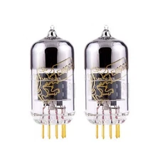 Matched Pair (2x) Genalex Gold Lion 6922 tube (E88CC)