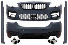 Bodykit für BMW 5er F10 11-17 Stoßstangengitter Seitenschweller Endrohre M5 Look