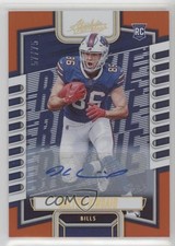 2023 Absolute Rookies Orange Spectrum Signatures 57/75 Dalton Kincaid Auto ht1