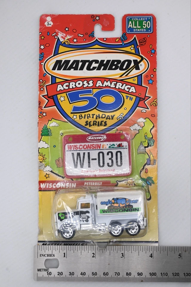 Matchbox Across America Wisconsin Peterbilt Tanker WI-030 America's Dairyland - Image 4 of 4