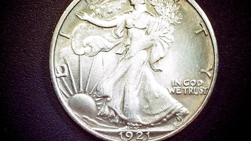 Photo of a 1921-S Walking Liberty Half Dollar from an eBay listing that sold on Jul 18, 2026