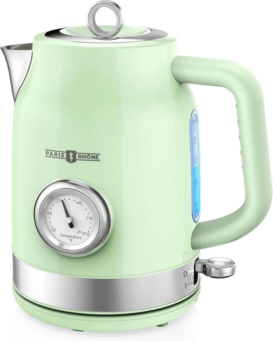 Electric Kettle PE-EK025, 1500W Hot Tea Kettle with Thermometer, Fast...