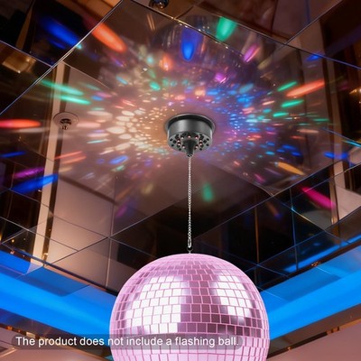 Disco-Kugel-Motor,Disco-Kugel-Motor mit Beleuchtung und Fernbedienung für Partys