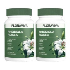 2Pcs Floraviva Rhodiola Rosea Capsules