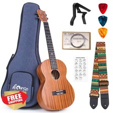 Baritone Ukulele, 30 Inch Professional Musical Instrument Ukelele for Adults ...