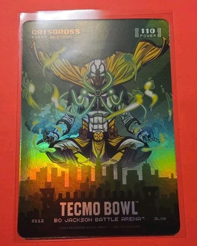 2026 Bo Jackson Battle Arena Tecmo Bowl Criscross Glow Skyline SSP Cris Carter