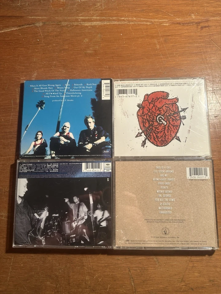 Lot Of 4 Alternative Rock CDs Everclear, Third Eye Blind, Eve 6, & Foo Fighters Foto 4 de 4