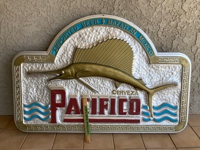   PICK UP ONLY! RARE Large Pacifico Sailfish Mexico Import Beer Sign Bar
