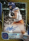 2025 Bowman Chrome University Football Gold Shimmer Refractor Matt Lauter #BCA-MLA