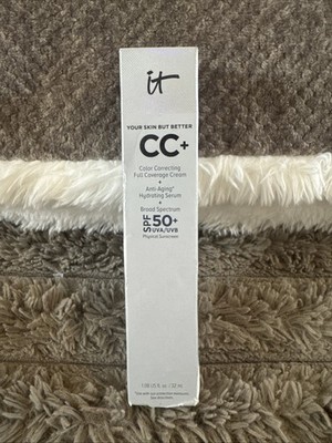 IT CC+ Color Correcting Full Coverage Cream RICH HONEY 1.08 fl oz et75 10/26
