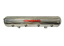 airmaxxx 5 Gallon Polished Stainless Steel Air Tank 9 Port Air Ride Suspension