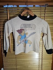 True Vintage 80s Thundercats Wormser Kids Toddler Character Tee T Shirt 7T Promo