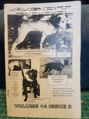 The American Gamedog Times Vol 14 Issue 3 Pit Bull Magazine Pit Bull Terrier