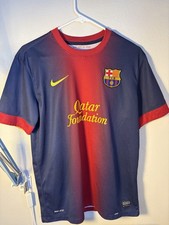 FC Barcelona 2012-13 Home Shirt  Soccer Jersey Nike size Medium #6 Xavi