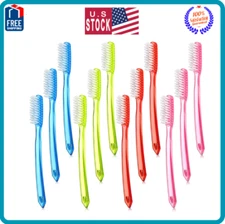 Extra Hard and Firm Toothbrush for Adults Bulk Huge Head Bristle Full Head Manua