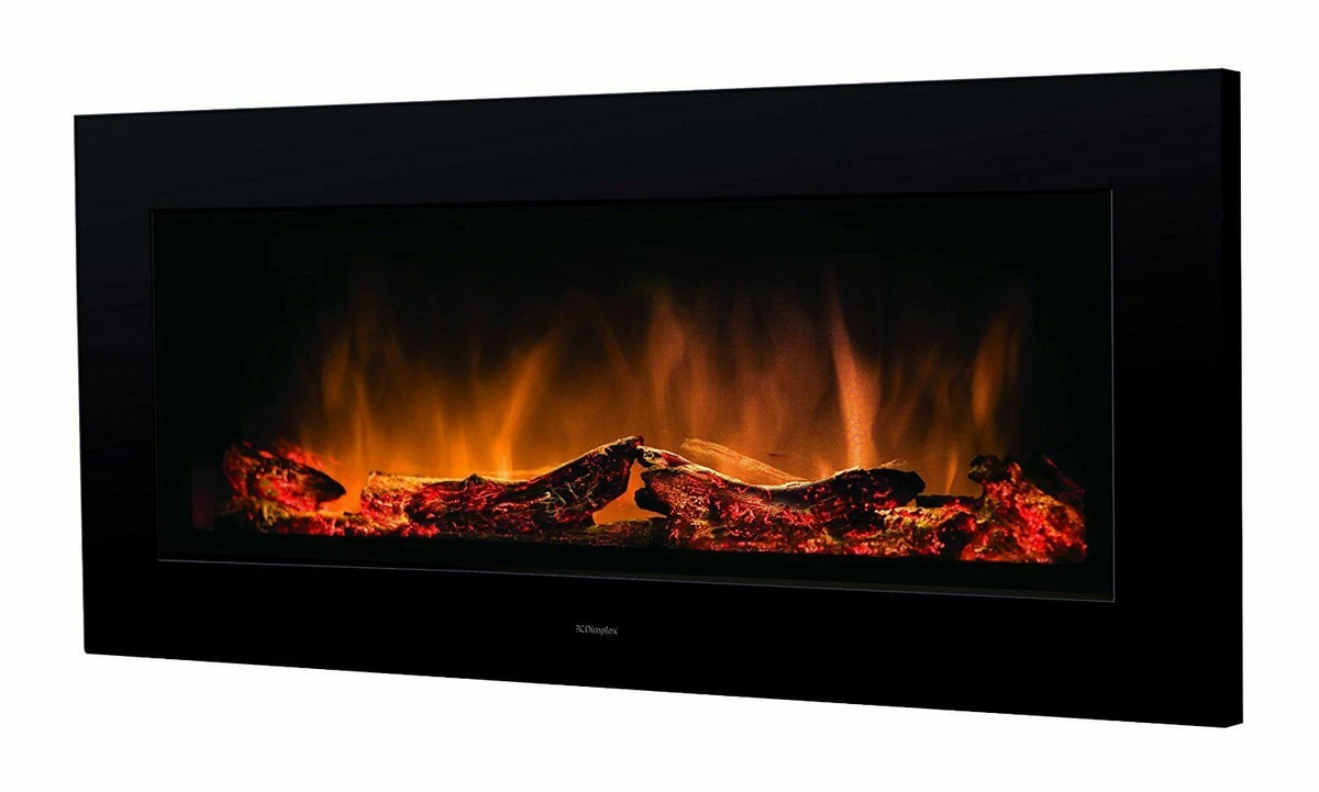 DIMPLEX SP16E Optiflame Wall Mounted Electric Fire 2KW MODERN HEATER LOGS  BLACK | eBay
