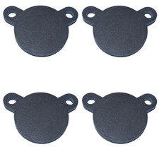 Tactical Scorpion Gear AR500 Steel Shooting Range Target Lot of 4 3" x 1/4" Gong