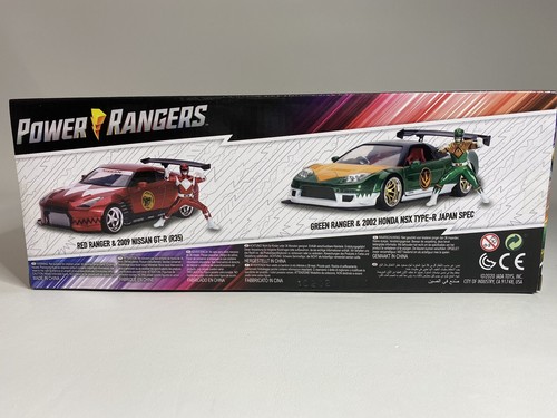 Jada Power Rangers Green +2002 Honda NSX Type R Japan 1/24 scale NIB - Picture 6 of 7
